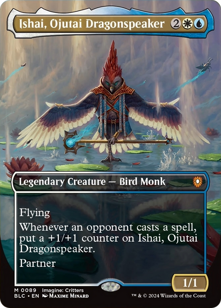 Ishai, Ojutai Dragonspeaker (Borderless) [Bloomburrow Commander] | The Gaming-Verse