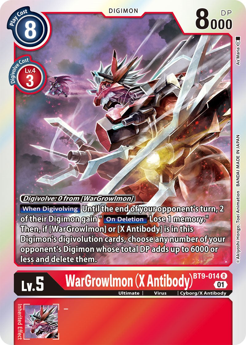 WarGrowlmon (X Antibody) [BT9-014] [X Record] | The Gaming-Verse