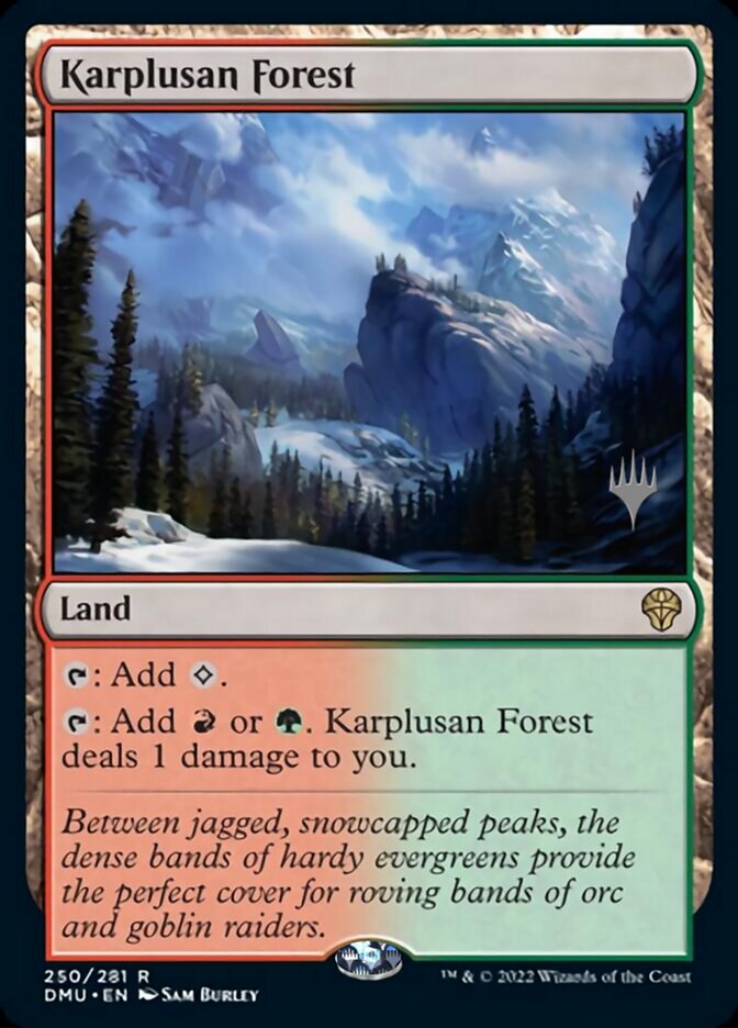 Karplusan Forest (Promo Pack) [Dominaria United Promos] | The Gaming-Verse