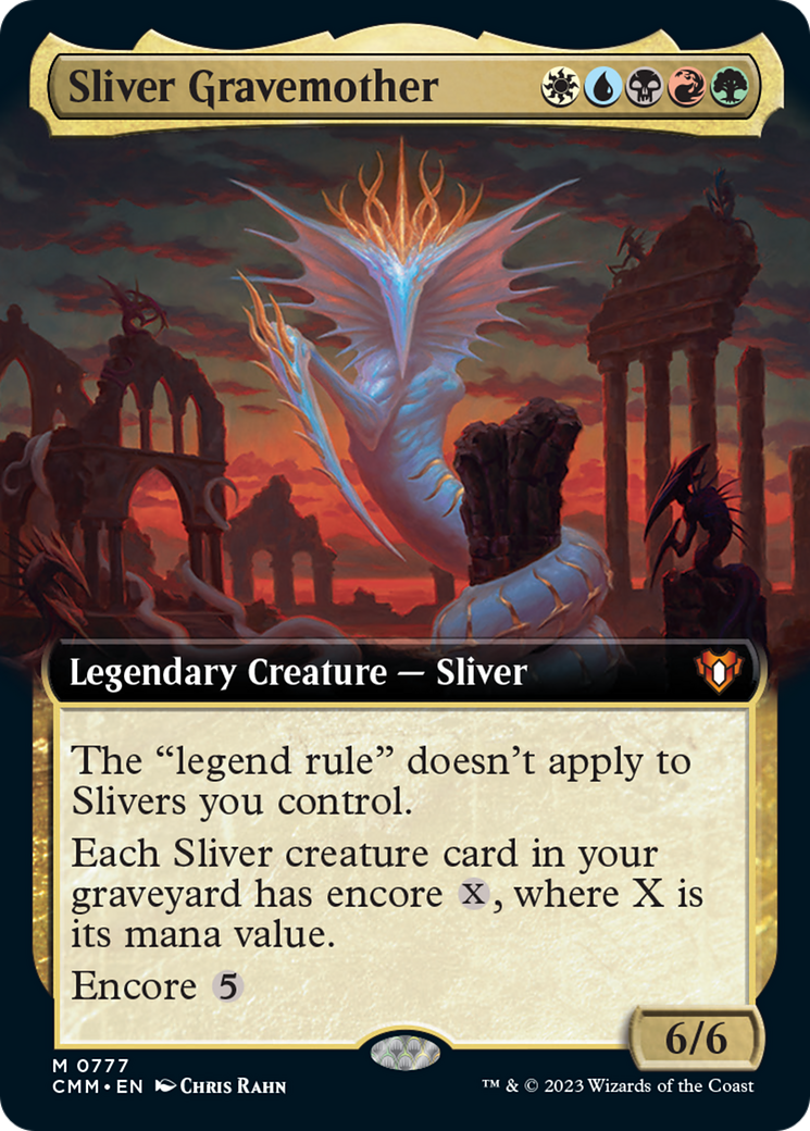 Sliver Gravemother (Extended Art) [Commander Masters] | The Gaming-Verse