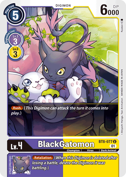 BlackGatomon [BT8-077] [New Awakening] | The Gaming-Verse