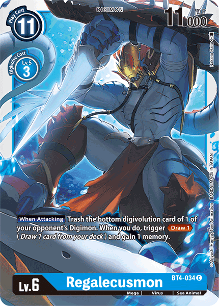 Regalecusmon [BT4-034] [Great Legend] | The Gaming-Verse