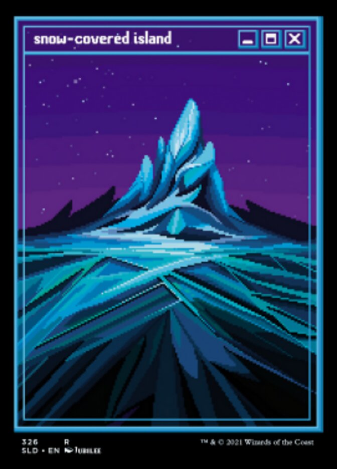 Snow-Covered Island (Foil Etched) [Secret Lair Drop Series] | The Gaming-Verse