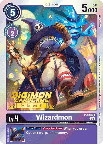 Wizardmon [P-046] (Digimon Card Game Fest 2022) [Promotional Cards] | The Gaming-Verse