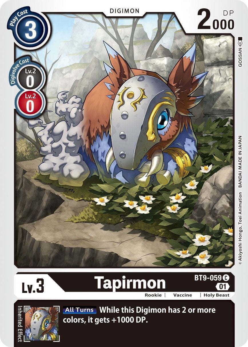 Tapirmon [BT9-059] [X Record] | The Gaming-Verse