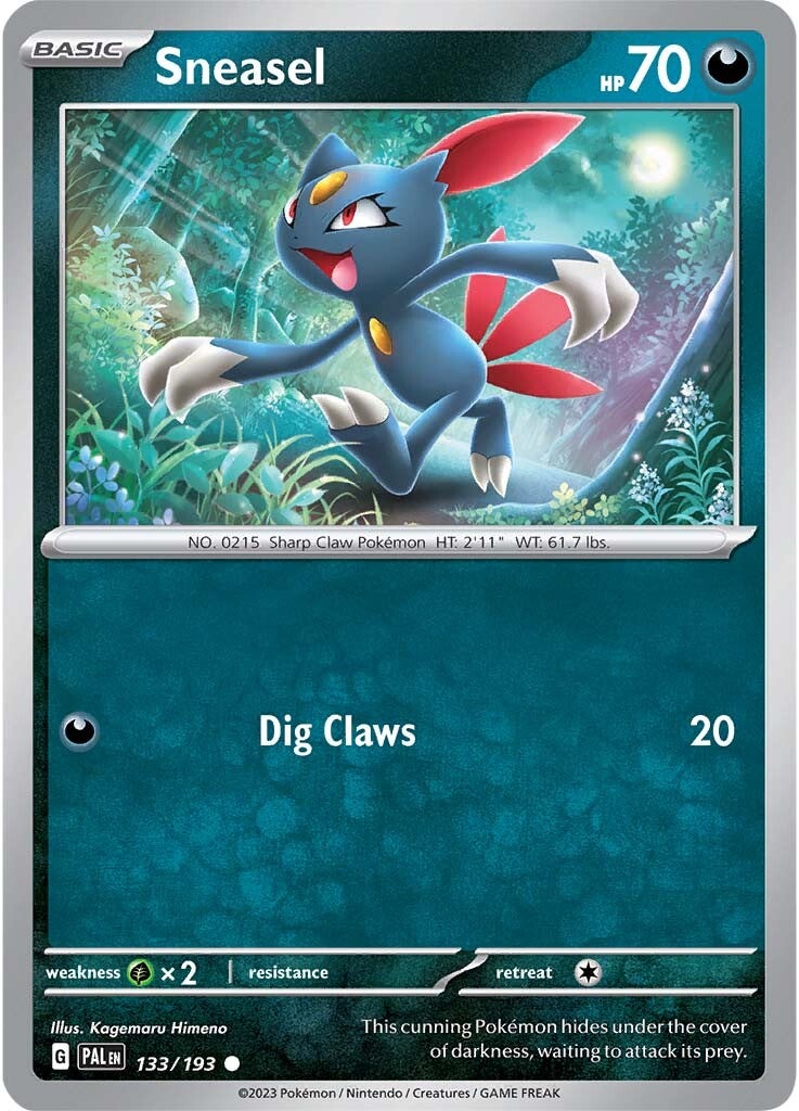 Sneasel (133/193) [Scarlet & Violet: Paldea Evolved] | The Gaming-Verse