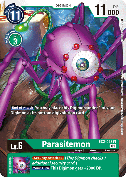 Parasitemon [EX2-028] [Digital Hazard] | The Gaming-Verse