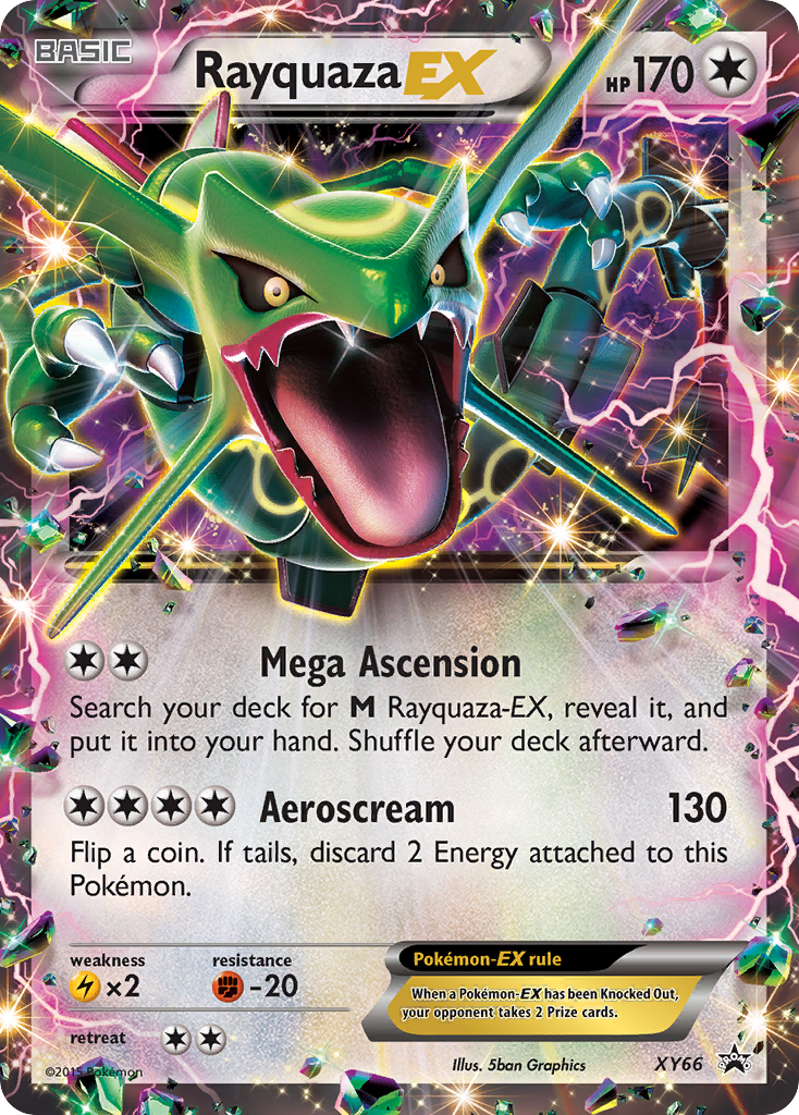 Rayquaza EX (XY66) [XY: Black Star Promos] | The Gaming-Verse