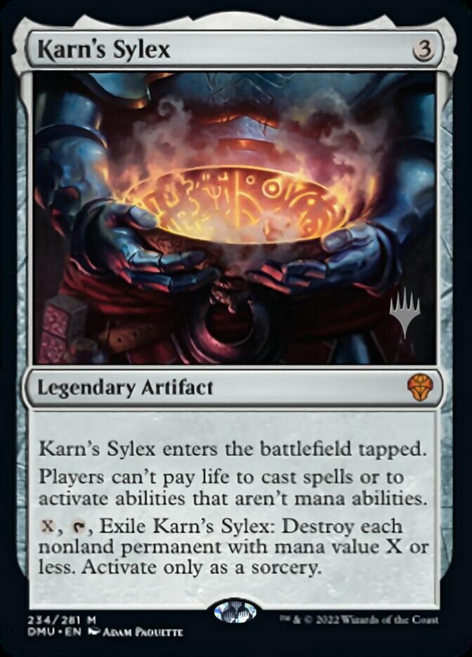 Karn's Sylex (Promo Pack) [Dominaria United Promos] | The Gaming-Verse