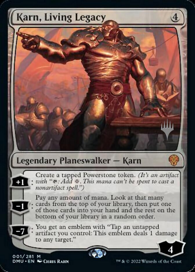 Karn, Living Legacy (Promo Pack) [Dominaria United Promos] | The Gaming-Verse