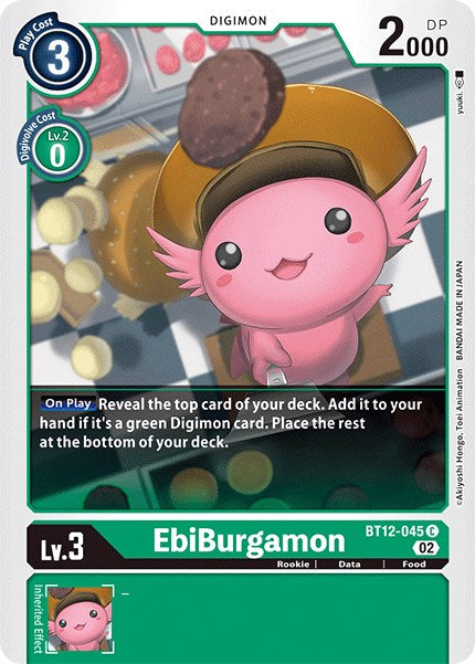 EbiBurgamon [BT12-045] [Across Time] | The Gaming-Verse