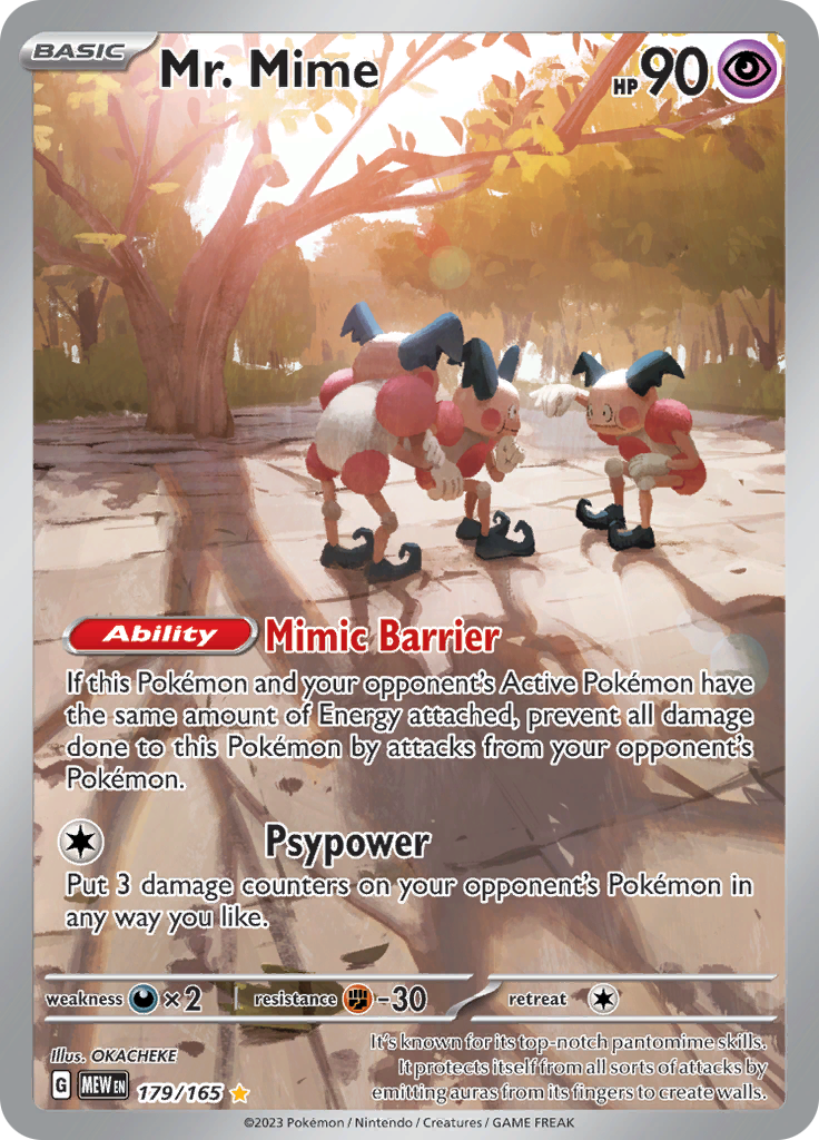 Mr. Mime (179/165) [Scarlet & Violet: 151] | The Gaming-Verse