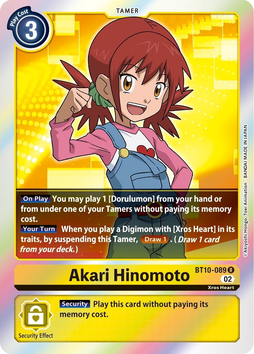 Akari Hinomoto [BT10-089] [Xros Encounter] | The Gaming-Verse