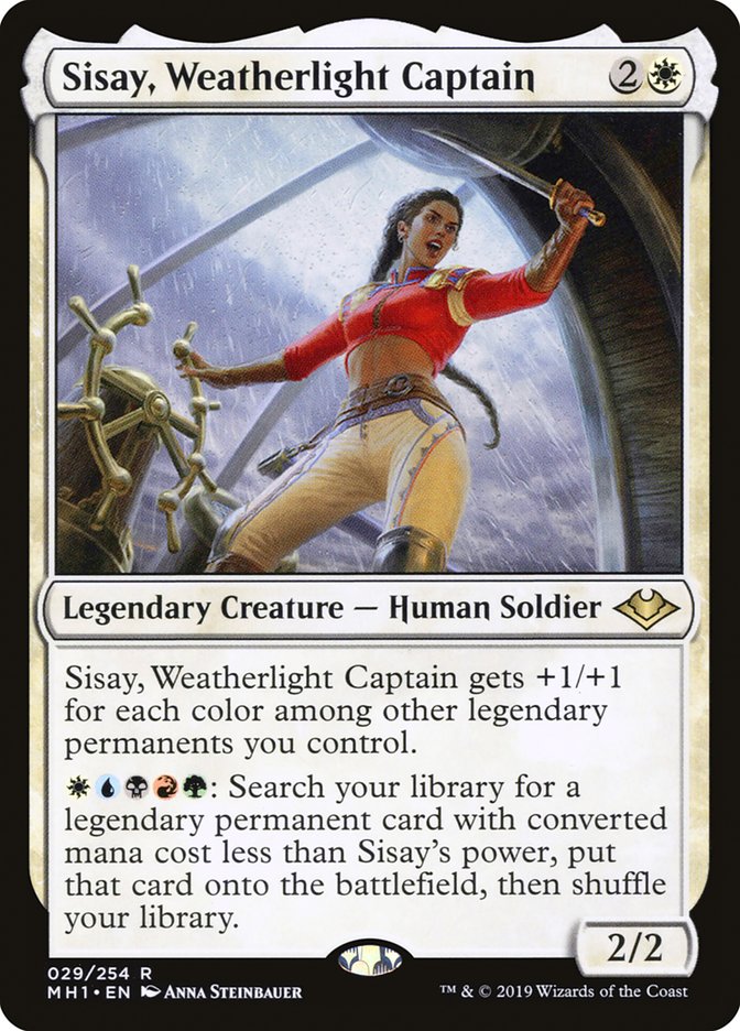 Sisay, Weatherlight Captain [Modern Horizons] | The Gaming-Verse