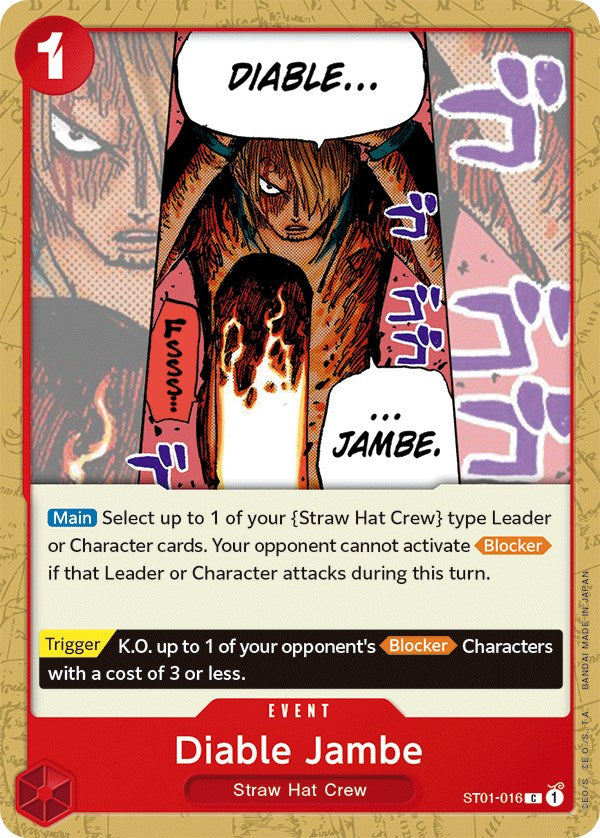 Diable Jambe [Starter Deck: Straw Hat Crew] | The Gaming-Verse