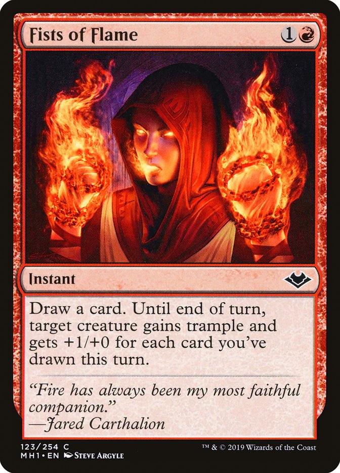 Fists of Flame [Modern Horizons] | The Gaming-Verse