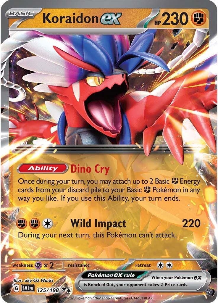 Koraidon ex (125/198) (Jumbo Card) [Scarlet & Violet: Base Set] | The Gaming-Verse