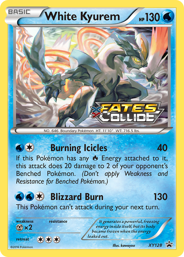 White Kyurem (XY128) [XY: Black Star Promos] | The Gaming-Verse