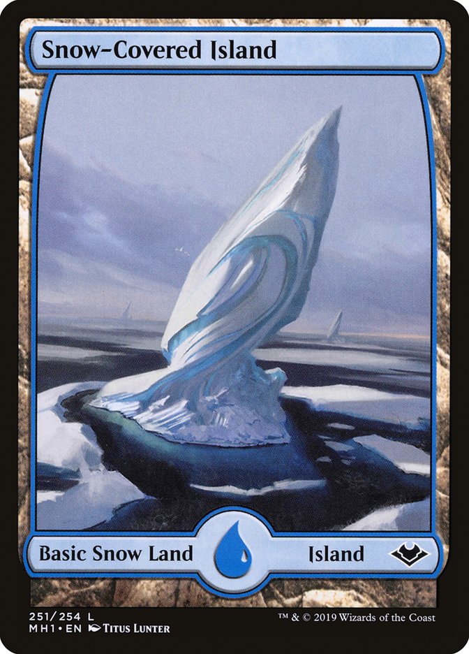 Snow-Covered Island [Modern Horizons] | The Gaming-Verse