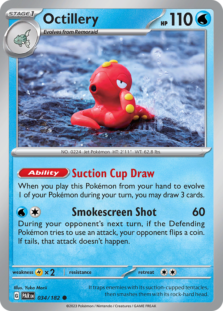 Octillery (034/182) [Scarlet & Violet: Paradox Rift] | The Gaming-Verse