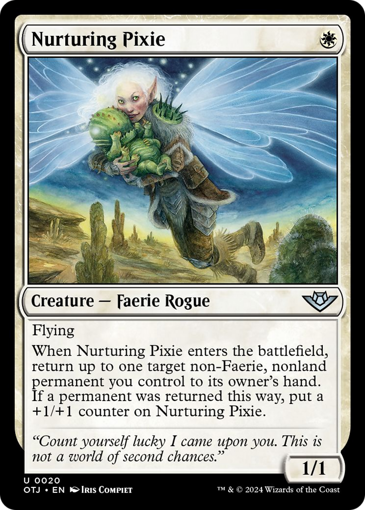 Nurturing Pixie [Outlaws of Thunder Junction] | The Gaming-Verse