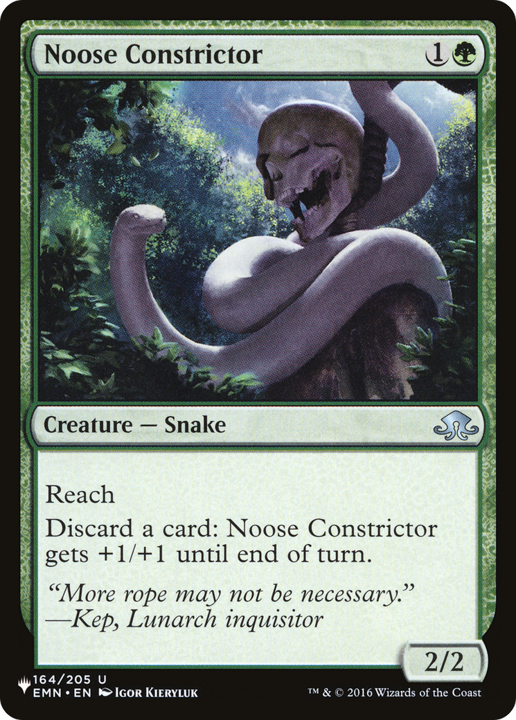 Noose Constrictor [The List Reprints] | The Gaming-Verse