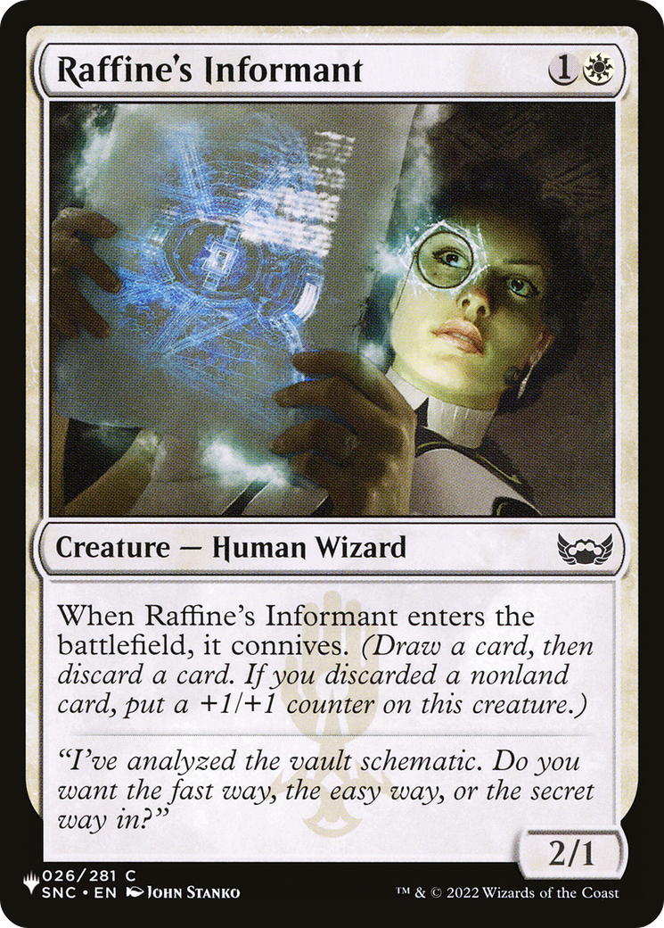 Raffine's Informant [The List Reprints] | The Gaming-Verse