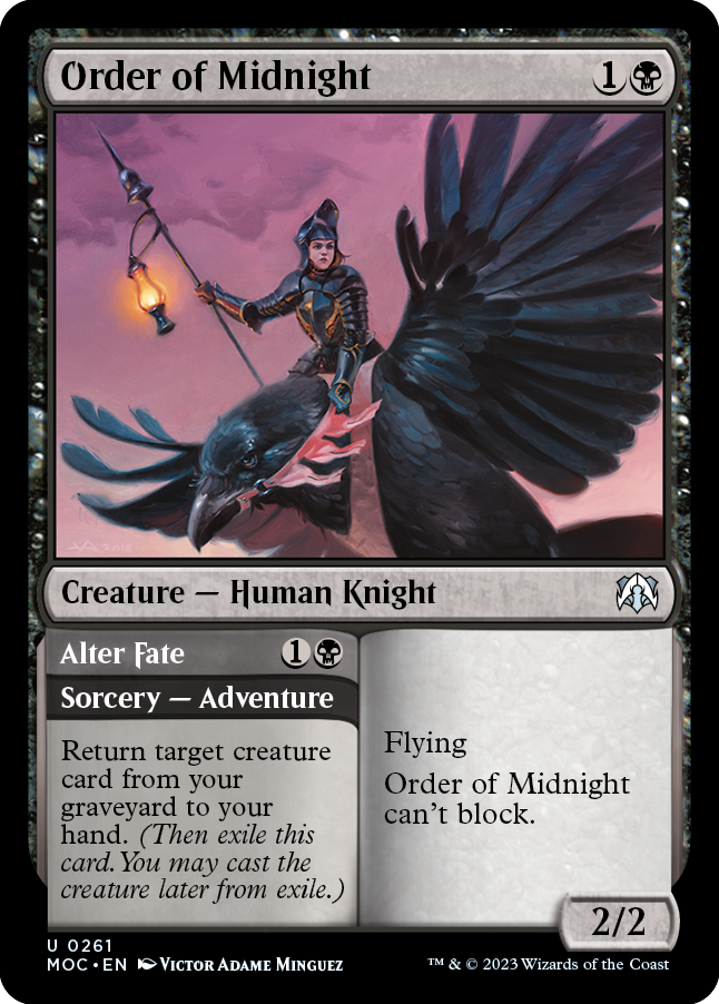 Order of Midnight // Alter Fate [March of the Machine Commander] | The Gaming-Verse