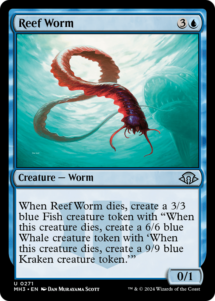 Reef Worm [Modern Horizons 3] | The Gaming-Verse