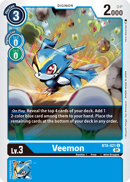 Veemon [BT8-021] [New Awakening] | The Gaming-Verse