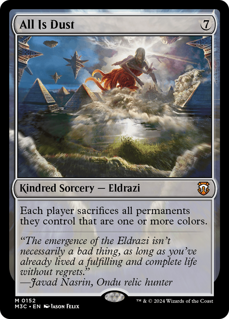 All Is Dust (Ripple Foil) [Modern Horizons 3 Commander] | The Gaming-Verse