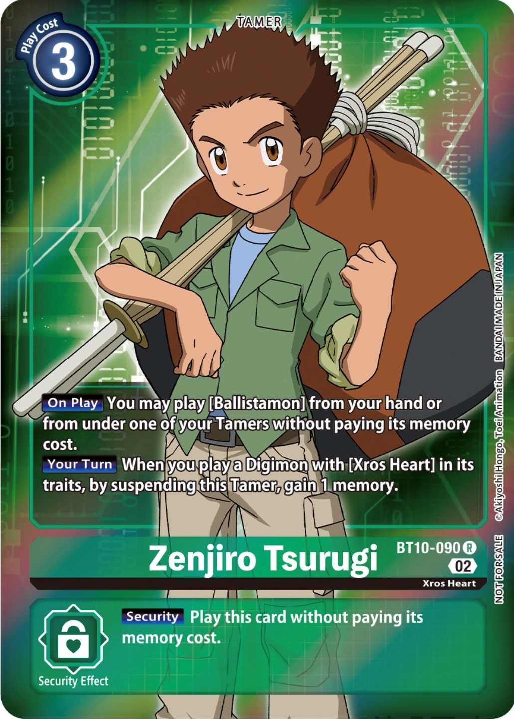 Zenjiro Tsurugi [BT10-090] (Box Topper) [Xros Encounter] | The Gaming-Verse