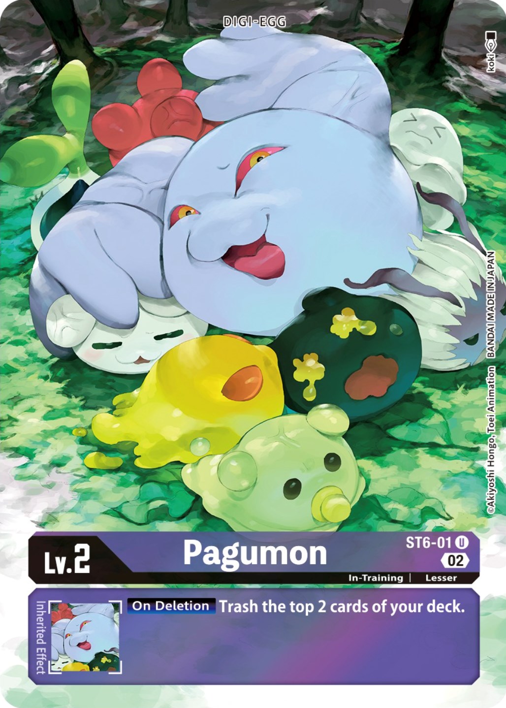 Pagumon [ST6-01] (Alternate Art) [Starter Deck: Beelzemon Advanced Deck Set] | The Gaming-Verse