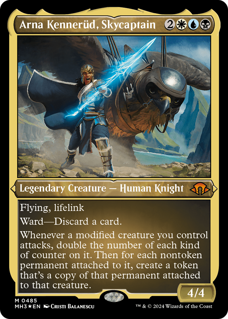 Arna Kennerud, Skycaptain (Foil Etched) [Modern Horizons 3] | The Gaming-Verse