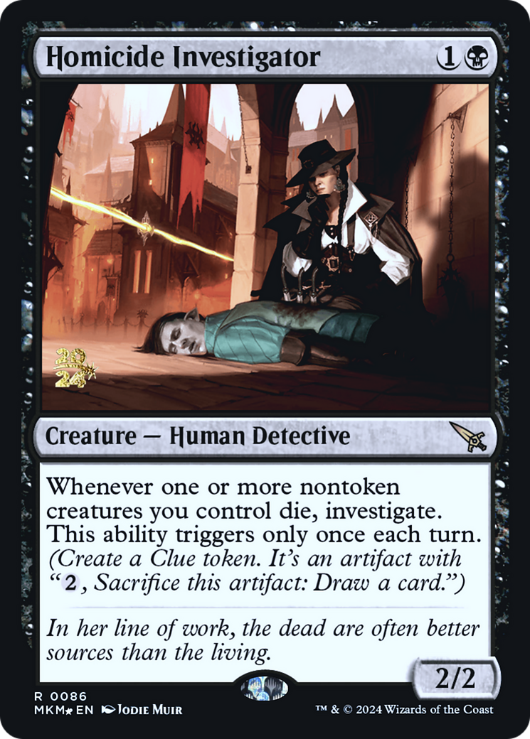 Homicide Investigator [Murders at Karlov Manor Prerelease Promos] | The Gaming-Verse