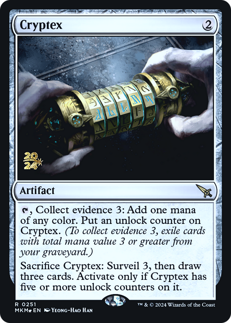 Cryptex [Murders at Karlov Manor Prerelease Promos] | The Gaming-Verse