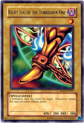 Right Leg of the Forbidden One [RP01-EN017] Rare | The Gaming-Verse