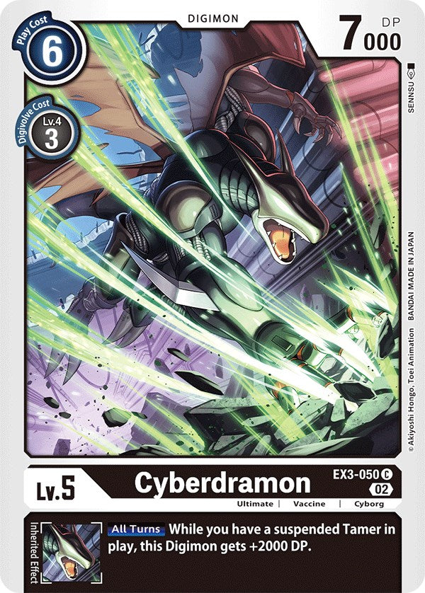 Cyberdramon [EX3-050] [Draconic Roar] | The Gaming-Verse