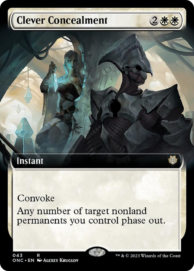 Clever Concealment (Extended Art) [Phyrexia: All Will Be One Commander] | The Gaming-Verse