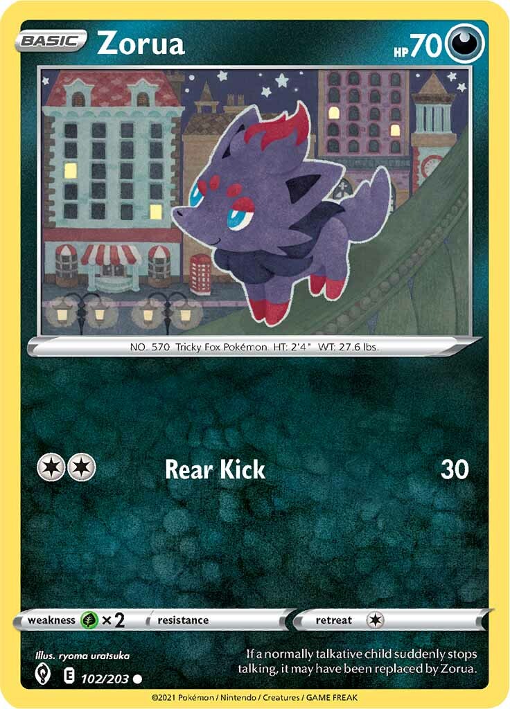 Zorua (102/203) [Sword & Shield: Evolving Skies] | The Gaming-Verse