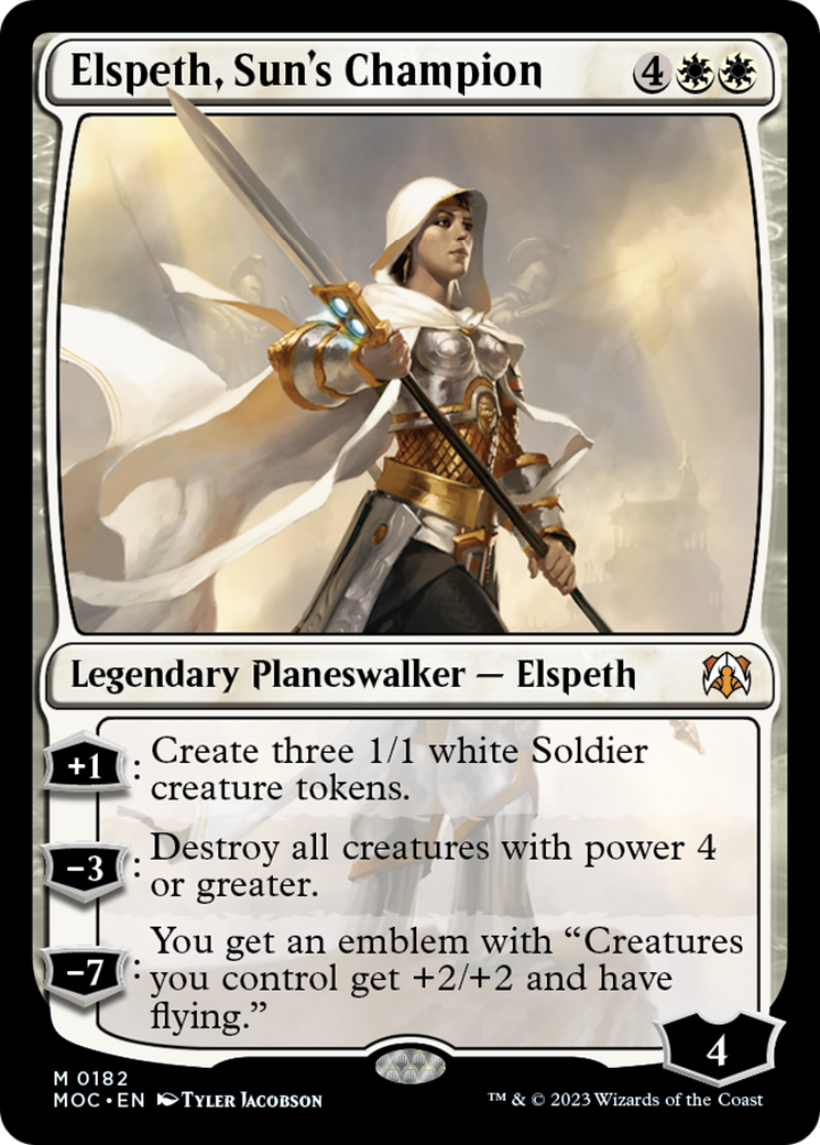 Elspeth, Sun's Champion [March of the Machine Commander] | The Gaming-Verse