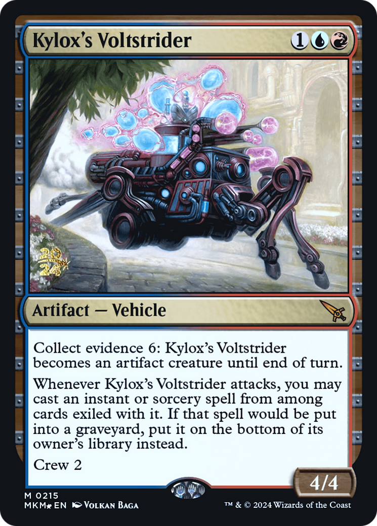 Kylox's Voltstrider [Murders at Karlov Manor Prerelease Promos] | The Gaming-Verse