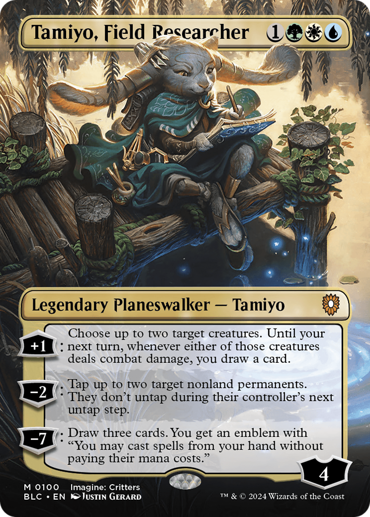 Tamiyo, Field Researcher (Borderless) [Bloomburrow Commander] | The Gaming-Verse