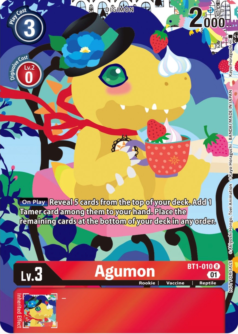 Agumon [BT1-010] (Tamer's Card Set 2 Floral Fun) [Release Special Booster Promos] | The Gaming-Verse