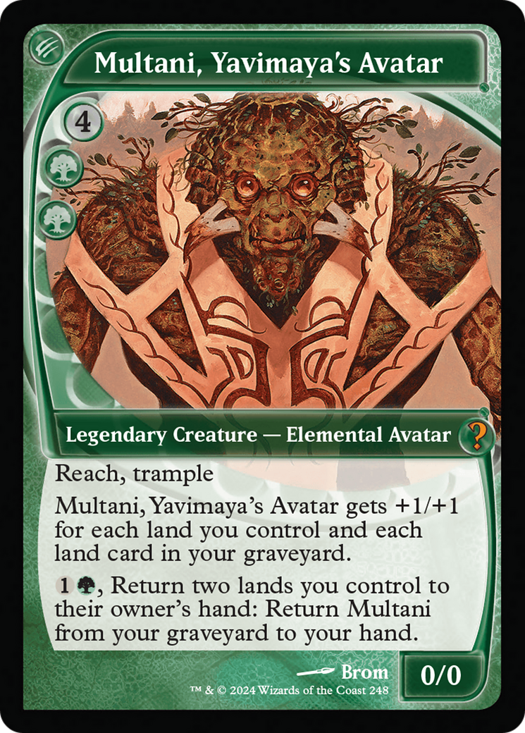 Multani, Yavimaya's Avatar (Future Sight) [Mystery Booster 2] | The Gaming-Verse