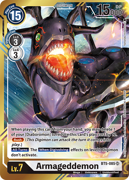 Armageddemon [BT5-085] (Alternate Art) [Battle of Omni] | The Gaming-Verse