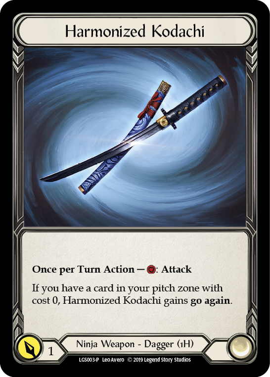 Harmonized Kodachi [LGS003-P] (Promo)  1st Edition Cold Foil | The Gaming-Verse