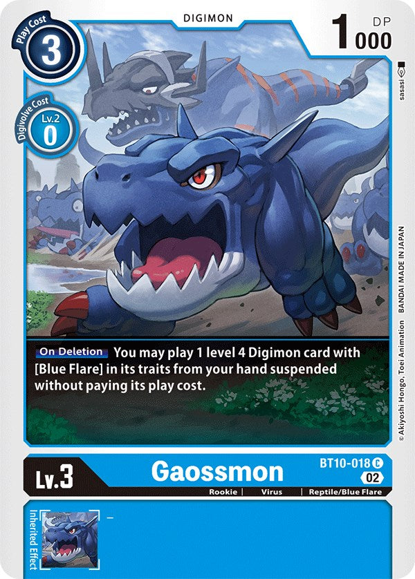 Gaossmon [BT10-018] [Xros Encounter] | The Gaming-Verse