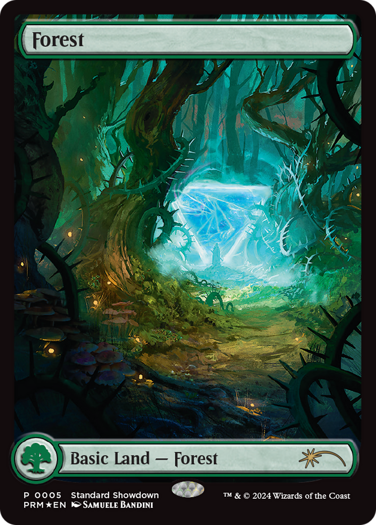 Forest (Lucas Graciano) [Standard Showdown Promos] | The Gaming-Verse