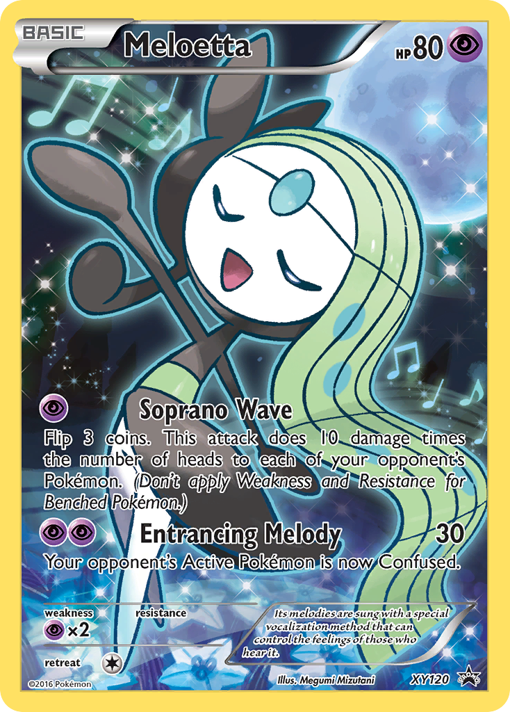 Meloetta (XY120) [XY: Black Star Promos] | The Gaming-Verse